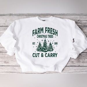 Fresh Trees Cut and Carry Crewneck
